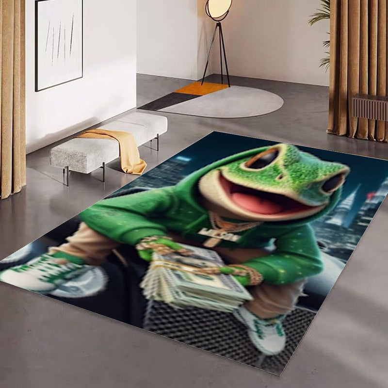 Hip Hop Gecko Foldable Rectangular Floor Mat