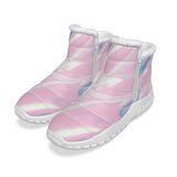 Pink & Blue Pride Women's Zip-up Snow Boots - TimelessGear9