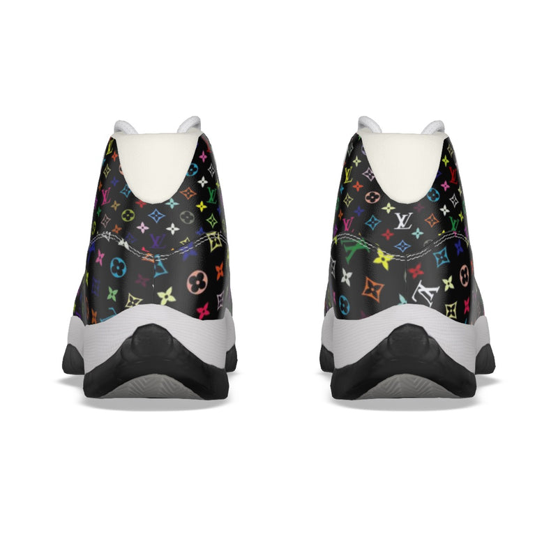 LV Print Up'S Jordan 11 Men's High Top Basketball Shoes - TimelessGear9