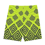 Lime Green Sports  Men's Sleeveless Vest And Shorts Sets - TimelessGear9