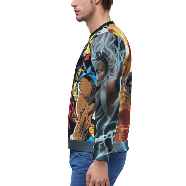 Marvel Heroes Cartoon Men's Heavy Fleece Sweatshirt