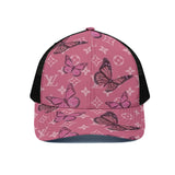Spring Butterfly LV Unisex Peaked Cap With Black Half-mesh - TimelessGear9