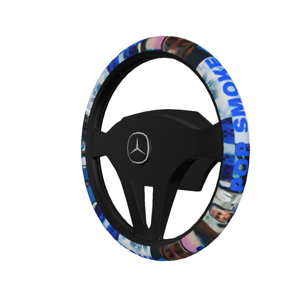 Hip Hop Icon Pop Smoke Steering Wheel Cover