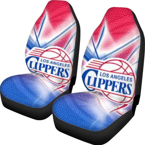 LA Clippers Universal Car Seat Cover With Thickened Back - TimelessGear9