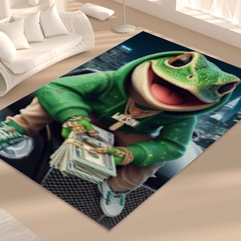 Hip Hop Gecko Foldable Rectangular Floor Mat