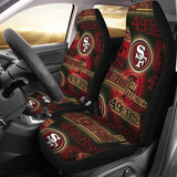 San Francisco 49ers  Universal Car Seat Cover With Thickened Back - TimelessGear9