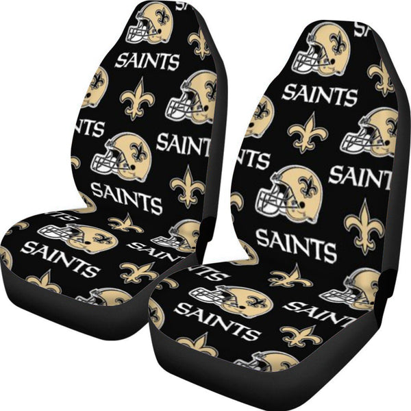 New Orleans Saints Seat Cover With Thickened Back - TimelessGear9