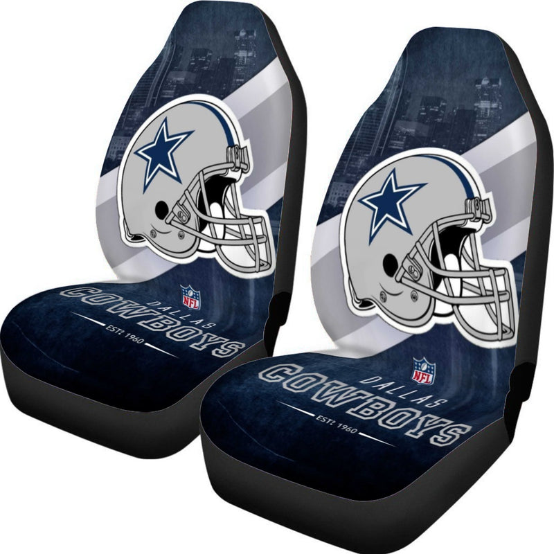 Universal Dallas Cowboys Customize Car Seat Cover With Thickened Back - TimelessGear9