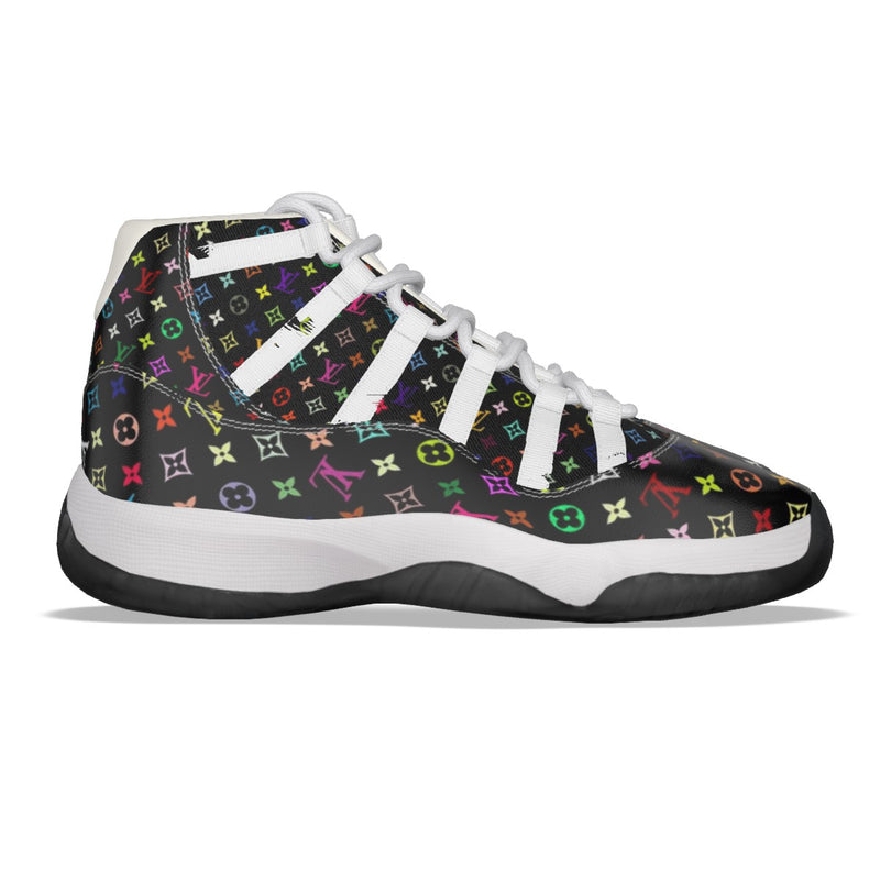 LV Print Up'S Jordan 11 Men's High Top Basketball Shoes - TimelessGear9