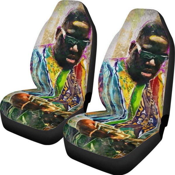 Legendary Rapper B.I.G Universal Car Seat Cover With Thickened Back - TimelessGear9