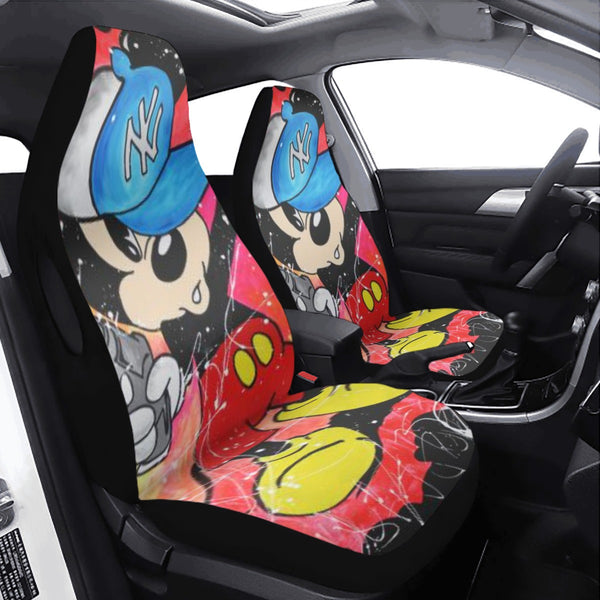 Mickey Mouse Customize Universal Car Seat Cover With Thickened Back - TimelessGear9