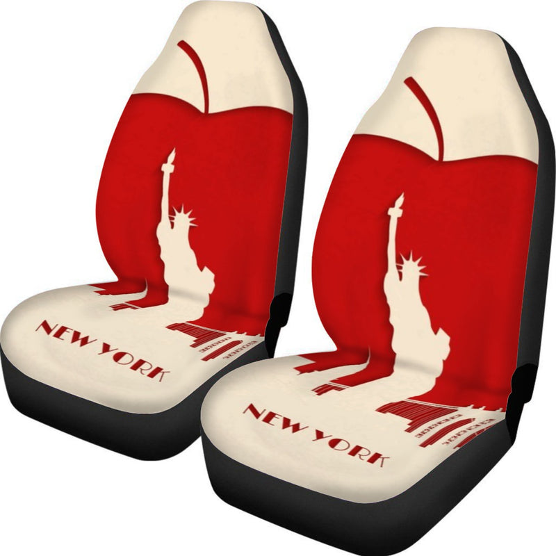 New York Big Apple Universal Car Seat Cover With Thickened Back - TimelessGear9