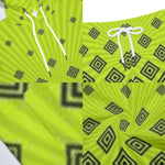 Lime Green Sports  Men's Sleeveless Vest And Shorts Sets - TimelessGear9