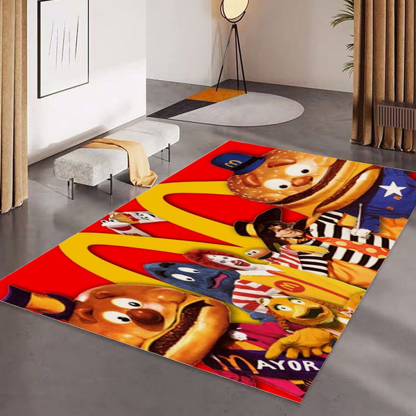 Famous Vintage Antique McDonald's Foldable Rectangular Children Floor Mat - TimelessGear9