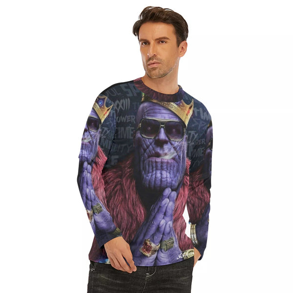 King Thanos Men's Long Sleeve Two-piece T-shirt - TimelessGear9