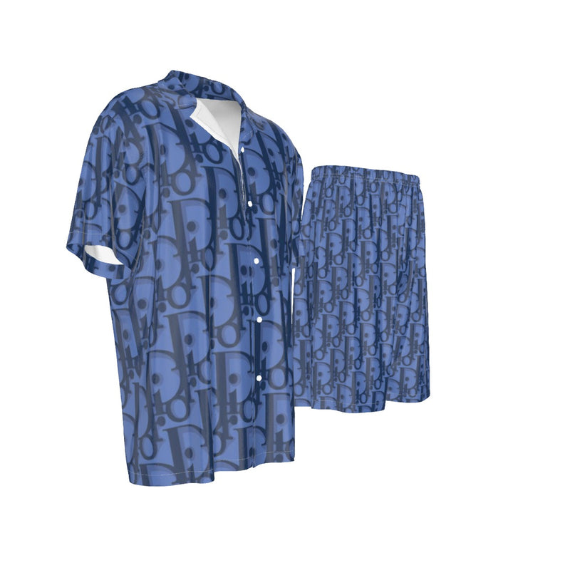 Luxury Designer Dior Stylish Men's Silk Like Shirt Suit - TimelessGear9