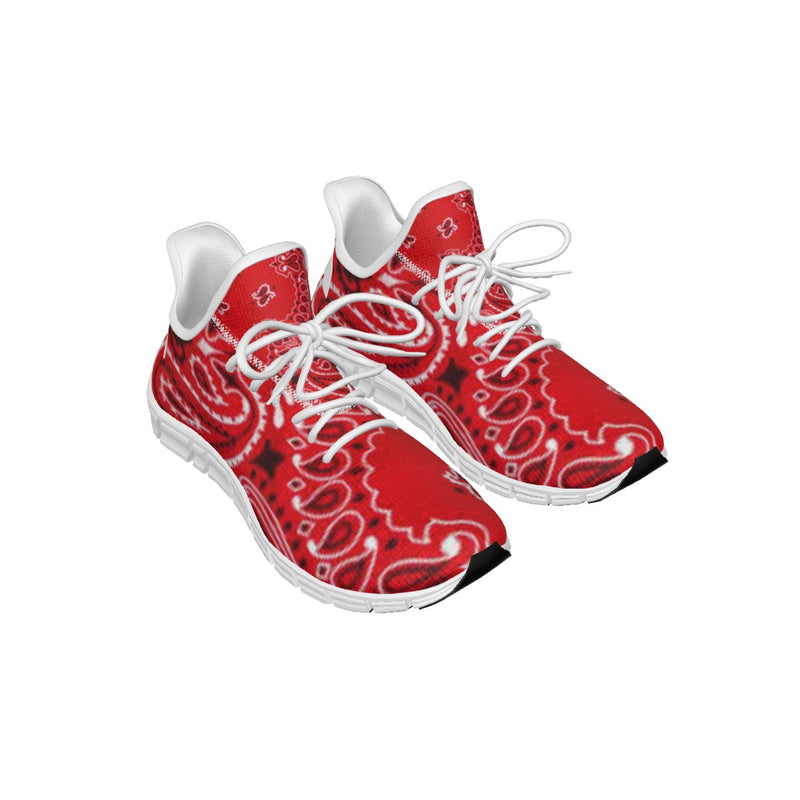 Red Bandana Light woven running shoes - TimelessGear9