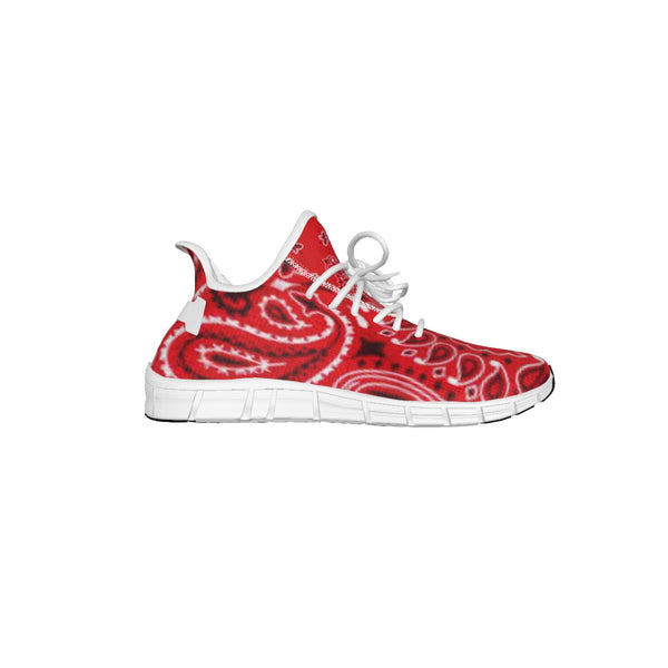 Red Bandana Light woven running shoes - TimelessGear9