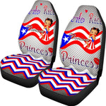 Puerto Rico Princess Universal Car Seat Cover With Thickened Back - TimelessGear9