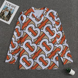 Mens Luxury Burberry Print Long Sleeve Shirt - TimelessGear9