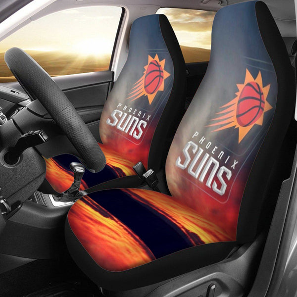 Phoneix Suns Universal Car Seat Cover With Thickened Back - TimelessGear9