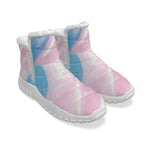 Pink & Blue Pride Women's Zip-up Snow Boots - TimelessGear9