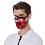Luxury Customize Unisex Supreme Face Mask with Double Valves - TimelessGear9