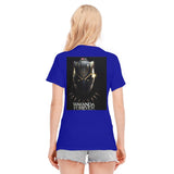 Marvel Official Wakanda Forever Unisex O-neck Short Sleeve T-shirt | 180GSM Cotton (DTF)