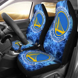 Golden State Warriors Universal Car Seat Cover With Thickened Back - TimelessGear9