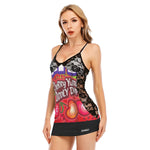 Sexy Women's Black Lace Cami Dress - TimelessGear9