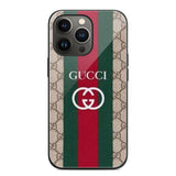 iPhone 11,12,13, Series Gucci Mobile Phone Case | Glass - TimelessGear9