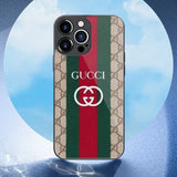 iPhone 11,12,13, Series Gucci Mobile Phone Case | Glass - TimelessGear9