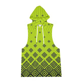 Lime Green Sports  Men's Sleeveless Vest And Shorts Sets - TimelessGear9