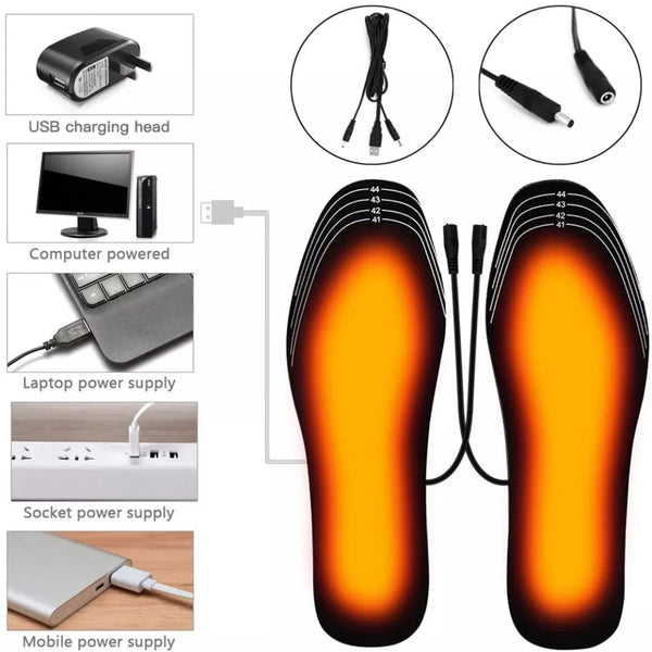USB Electric Foot Warming Inner Sole Pad