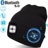 Music Player With Mic Warm Beanie Winter Skull Cap