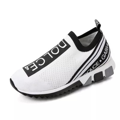 White Breathable Mesh Slip On