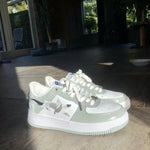 Sunkist Orange Bathing Ape Herren Bapesta Air Retro