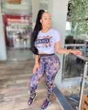 Summer Outfits for Women 2022 Floral Print Crop Top and Pant Sets Ladies Sexy Outfit Matching Sets Two Piece Sets Womens Outifit - TimelessGear9