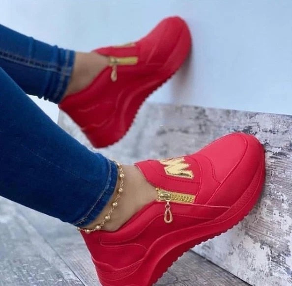 Women Flats Platform Shoes Women Elegant Genuine PU Shoes Woman Spring Casual - TimelessGear9