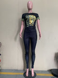 Summer Outfits for Women 2022 Floral Print Crop Top and Pant Sets Ladies Sexy Outfit Matching Sets Two Piece Sets Womens Outifit - TimelessGear9