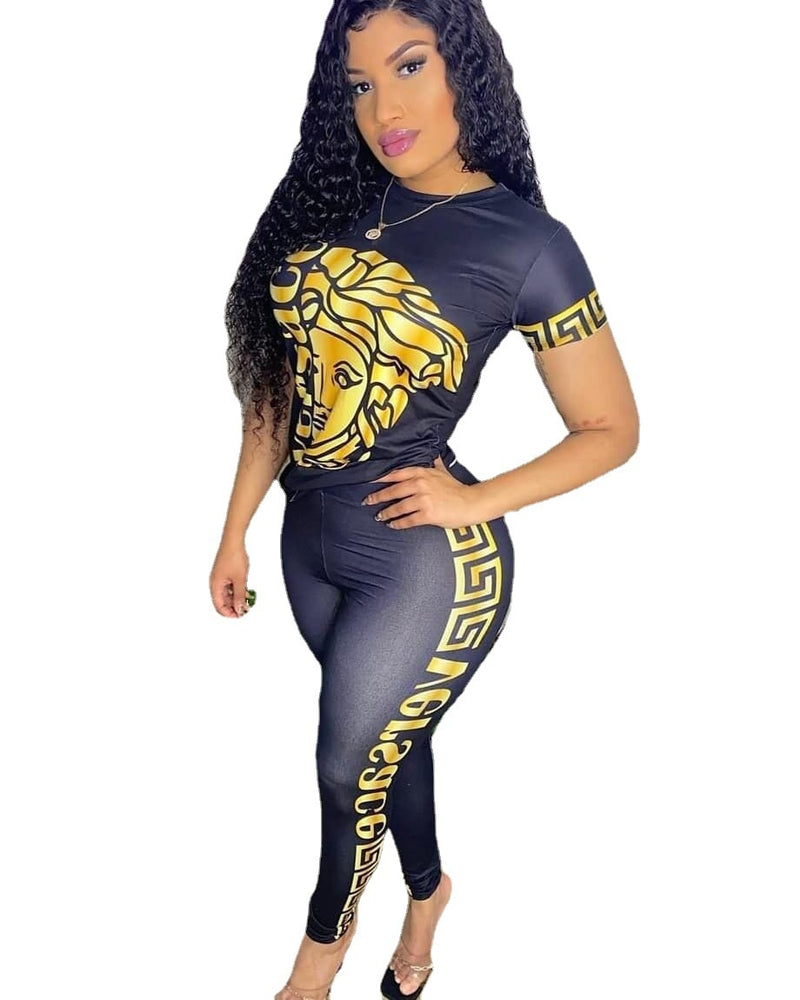 Summer Outfits for Women 2022 Floral Print Crop Top and Pant Sets Ladies Sexy Outfit Matching Sets Two Piece Sets Womens Outifit - TimelessGear9