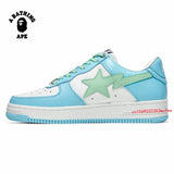 Sunkist Orange Bathing Ape Herren Bapesta Air Retro