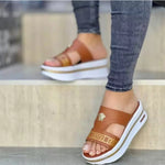 Luxury Designer Women Thick Bottom Casual Slippers - TimelessGear9