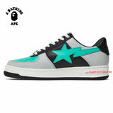 Sunkist Orange Bathing Ape Herren Bapesta Air Retro