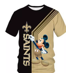 NFL Football Disney Mouse Unisex Casual Tee Shirt - TimelessGear9