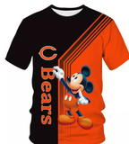 NFL Football Disney Mouse Unisex Casual Tee Shirt - TimelessGear9