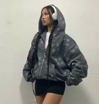 Unisex Hip Hop Fashion Stars Oversized Hoodie Sweatshirt
