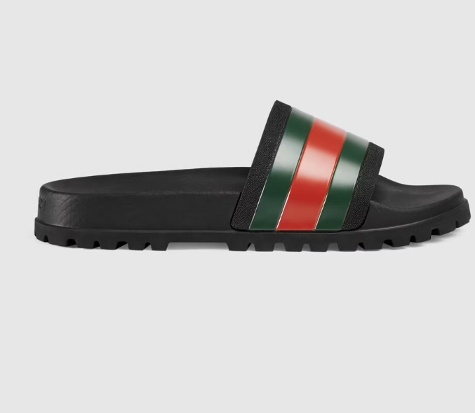Gucci Men Designer Rubber Sandals