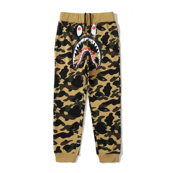 A Bathing Ape Men's Pants Fashion Street Camouflage Pants Women's Sports Pants - TimelessGear9