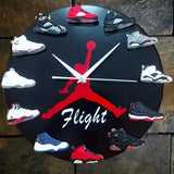 Air Jordan 12 Inch Sneaker Clock Flight Wall 3D Clock - TimelessGear9